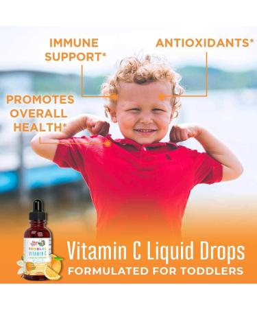 MaryRuth Organics Toddler Vitamin C Drops - Orange & Vanilla, 1 fl oz (30 ml) - Ages 1-3 - Buy Online on GoSupps.com