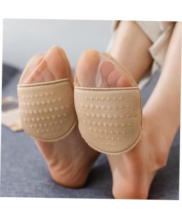 Shop Mikinona 4 Pairs Half Socks - Durable Metatarsal & Forefoot Pads Washable Toe Covers - Ultimate Foot Protection for All-Day Comfort - Buy Online on GoSupps.com