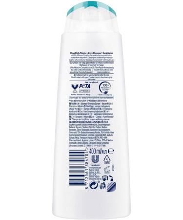 Dove 2IN1 Daily Moisture Shampoo - Hydrating Hair Care Formula - Buy Online on GoSupps.com