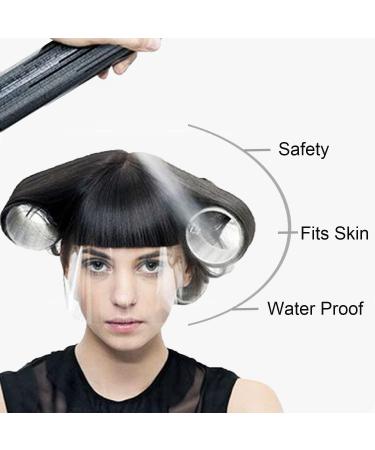 Buy Nitain 50-Piece Transparent Visor Facial Protection Mask for Hair Salons | Safety Face Shield for Barber Haircuts & Beauty Treatments - Buy Online on GoSupps.com