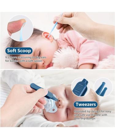 Vicloon Baby Nail Kit - 6Pc Set for Newborns & Toddlers | Nail Clippers, Scissor, Earpick, File, Tweezer | Baby Nail Care Tool in Blue - Buy Online on GoSupps.com