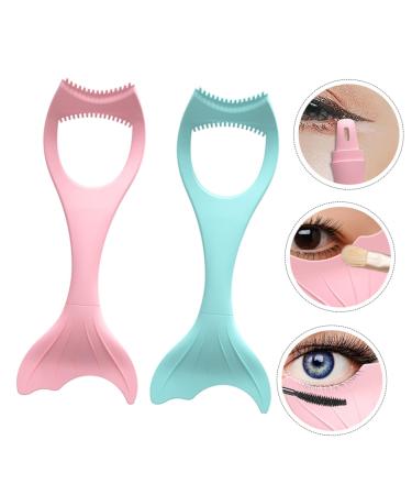 Balacoo 4 Pcs Mascara & Eyeliner Brush Set - Creative Silicone Makeup Tools for Eyelash & Eyeshadow - 15x5.7 cm - Buy Online on GoSupps.com