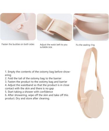 Waterproof Stoma Bathing Cover | Adjustable Silicone Shower Cover for Colostomy | Stretchy Sealed Stoma Bag Accessories - Buy Online on GoSupps.com