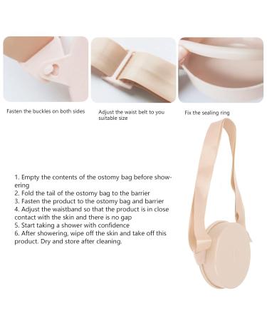 Betued Waterproof Stoma Cover | Ostomy Shower Protection & Support Belt | Adjustable Stoma Clothing - Buy Online on GoSupps.com