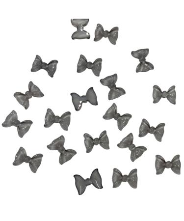50x Cute Bowknot Nail Resin Nails Art Decorations 3D Nails Art Jewels Supplies For Acrylic Nails 50x 3d Nails Art Bowknot Nail Nails Decoration Jewels Supplies knight black