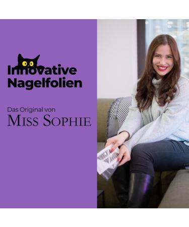 Original Miss Sophie Nail Foils Halloween - 24 Ultra-Thin Color Gradient Polish Strips for Stunning Nails - Perfect for Natural Acrylic Gel & Shellac Finish - Buy Online on GoSupps.com