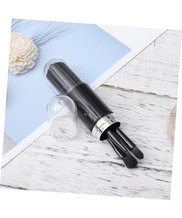 SKISUNO 4 1 Double Ended Makeup Brush Retractable Brush Makeup Retractable Makeup Brush Telescopic Set Size 1 Black - Buy Online on GoSupps.com