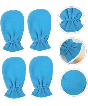 Healeved 4 Pairs Maintenance Care Gloves Paraffin Wax Mitts for Hands Paraffin Wax Booties Wax Warmer for Hand Care Cotton Mitts for Paraffin Wax Bath Spa Work Manicure Tools Flannel - Buy Online on GoSupps.com
