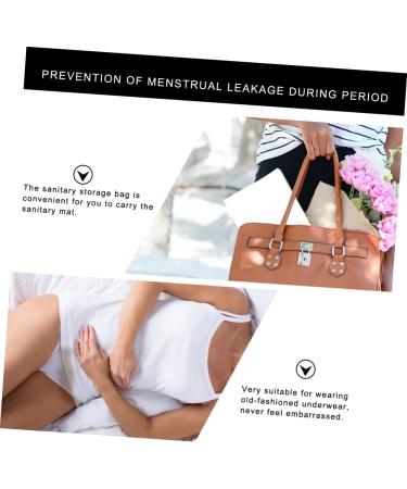 CliSpeed 6-Piece Storage Bags for Women's Menstrual Pads | Absorbent & Water-Resistant | 18.5x14cm | Carbon Fiber Frame | Perfect for Travel & Organization - Buy Online on GoSupps.com