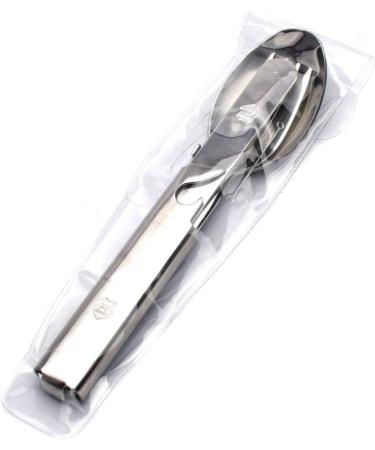 Hungarian Army Cutlery Set - 4 Piece Military Eating Utensils Kit | Stainless Steel Multi-Tool with Can Opener | Camping Flatware Set - Buy Online on GoSupps.com
