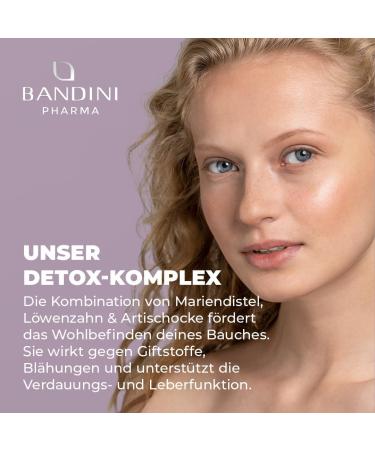 Bandini Mariendistel Artichocke Landaway Complex - 150 Vegan Capsules | 80% Silymarin | Liver Support & Fat Metabolism | GMO-Free & Additive-Free - Buy Online on GoSupps.com