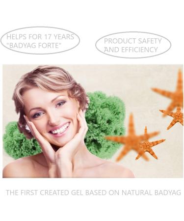 Gel Badyaga Forte Ointment for Bruises and Edema - Accelerate Healing & Reduce Pigment Spots - 75 ml Skin Cream - Buy Online on GoSupps.com