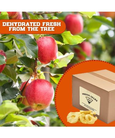 Presto Sales Apple Rings 80 oz. - Fresh Dehydrated Fancy Snack | Mess-Free & Delicious Non-GMO Healthy Snack for All Ages - Buy Online on GoSupps.com