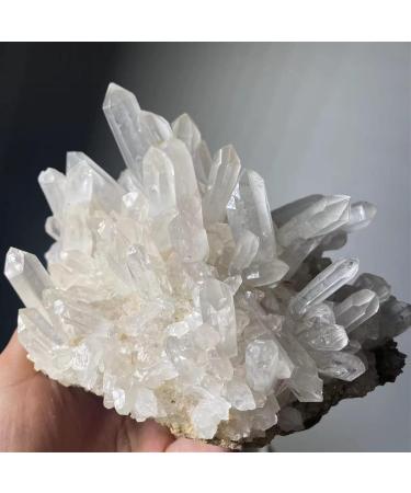 Natural Crystal Rough Natural Crystal Rough Natural Rare White Quartz Crystal Cluster SpecimenAntiques Exorcise Evil Spirits Money Drawing Semi-Precious Stone Jade Jewelry Jaspery Natural (Size : 350 350-400g - Buy Online on GoSupps.com