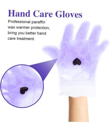 FRCOLOR Paraffin Wax Hand Film 1 Pair Lavender Hand Wax Set Portable Purple Suite Pe Bag Paraffin Wax Cover Kit - Buy Online on GoSupps.com