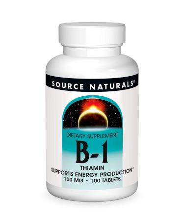 Source Naturals B-1 Thiamin 100 mg 100 Tablets