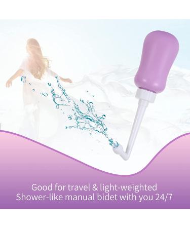 Peri Bottle for Postpartum Care - 12.7 OZ Purple - Perineal Recovery and Cleansing - Buy Online on GoSupps.com