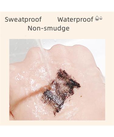 Waterproof and Long Lasting Mascara Volumizing and Lengthening Black Mascara for Eye Makeup No Curling Curling Cushion Black(1pcs) - Buy Online on GoSupps.com