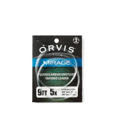 Orvis Mirage Trout Leaders 2PK 9.0 Inches 5X