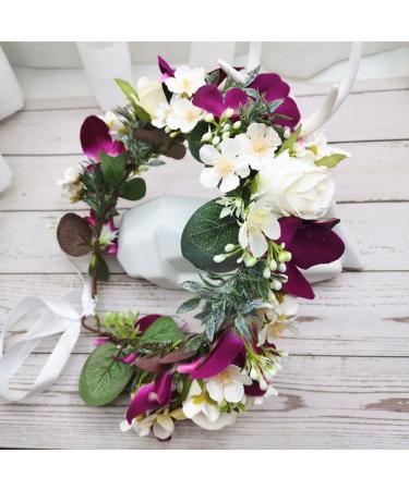 Beaupretty Artificial Flower Wreath - Floral Headbands & Garlands for Women | Bride Hair Accessories - Buy Online on GoSupps.com