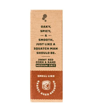 Dr. Squatch Men's Bar Soap - Wood Barrel Bourbon Scented with Medium Grit - Natural Ingredients - Buy Online on GoSupps.com
