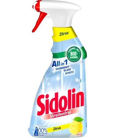 Sidolin Citrus Glass Cleaner - 10 x 500ml Spray Bottles | Pearl Effect | International Shipping - Buy Online on GoSupps.com