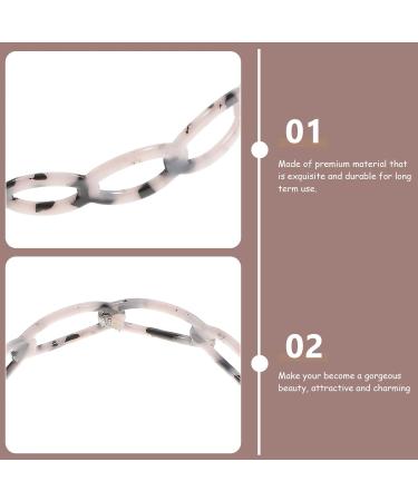Mobestech French Tortoise Shell Headband Acetateh Hairband Non-slip Washing Face Hairband Shower Headband Hair Hoop Hair Accessories for Women Girls (Blue Tortoiseshell) - Buy Online on GoSupps.com