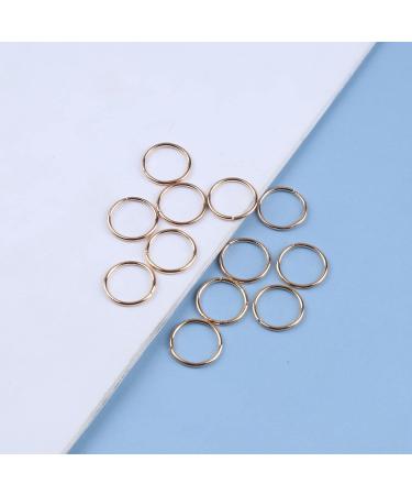 YHEAKNE Boho Tribal Circle Hair Ring Set | Gold Braid Rings & Dreadlock Decorations for Women & Girls - Buy Online on GoSupps.com