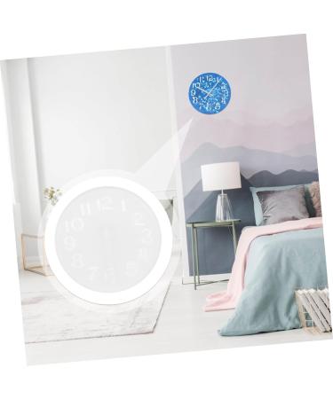 NUOBESTY 1pc Moulds Ornament Mold Wall Crystal Manual Home Epoxy Craft Diy Silicone Resin Clock Time Casting White 15.5X15.5CM - Buy Online on GoSupps.com