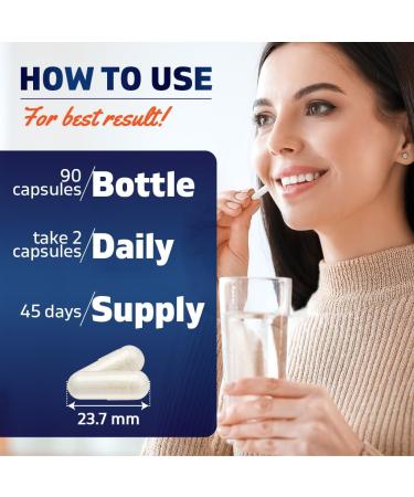 Vitamatic Magnesium Aspartate 400mg per Serving - 90 Vegetarian Capsules - Added B6 for Maximum Absorption - Supports Muscle, Joint, and Heart Health* 90 Count (Pack of 1) - Buy Online on GoSupps.com