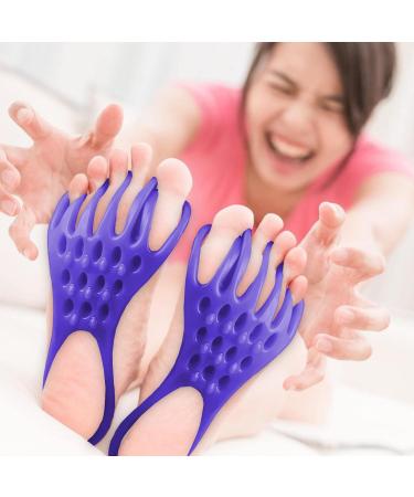 Tioheam Toe Separator - Highly Elastic Bump Massage Points for Hammer Toe Relief - 1 Pair of Therapeutic Toe Spacers - Buy Online on GoSupps.com