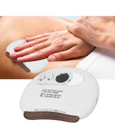 Electric Gua Sha Bian Stone Facial Device | LED Face Massage 9 Vibration Levels for Neck & Skin Tightening Anti-Aging & Swelling Reduction - Buy Online on GoSupps.com