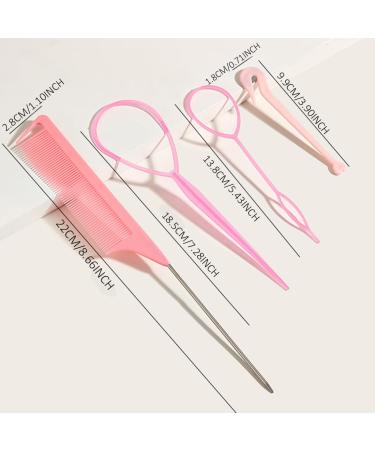 KQNM Haarhilfen 4er-Set Haarflechtwerkzeuge & Dutt-Styler f r perfektes Haarstyling | Internationaler Versand - Buy Online on GoSupps.com