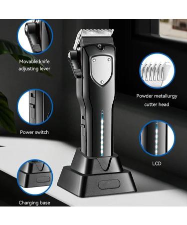 Pro Hair Clipper Adjustable Powder Metallurgy Tool Head Hair Trimmer Intelligent Display Light Low Noise Hair Clipper - Buy Online on GoSupps.com