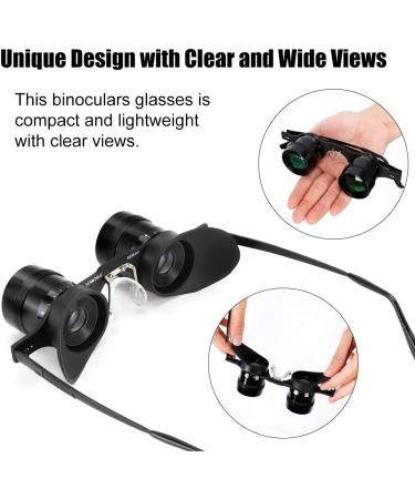Hands-Free Binocular Glasses for Fishing, Bird Watching, Sports, Concerts, Theater, Opera, TV - Green Film Optics - Upgraded - Buy Online on GoSupps.com