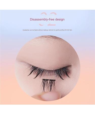 Fish Tails Glueless Press-On Eyelashes Press on Lashes No Glue Needed Self Adhesive Lash Clusters Press on Eyelashes No Glue Needed Reusable Self Adhesive Eyelashes - Buy Online on GoSupps.com