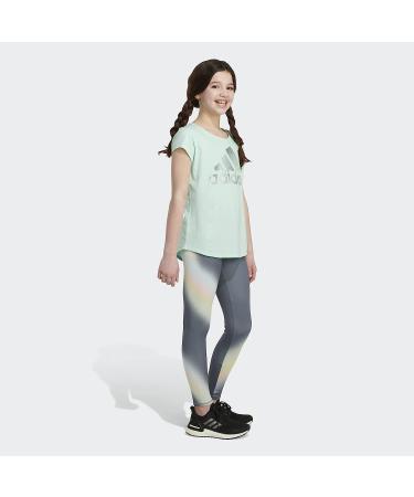 adidas Girls' Aeroready Performance Long Tights - Medium Black/Multicolor | Shop Now - Buy Online on GoSupps.com