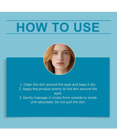 Viareline Refreshing Eye Cream Stick Gentle Care and Comfortable Skin Around the Eyes Hydrating and Brightening Eye Massage Stick - Buy Online on GoSupps.com