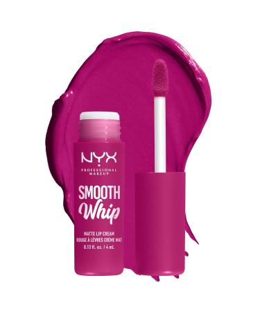 NYX Smooth Whip Matte Lip Cream - Bday Frosting (Violet Red) 09 | Long Lasting & Vegan Liquid Lipstick - Buy Online on GoSupps.com