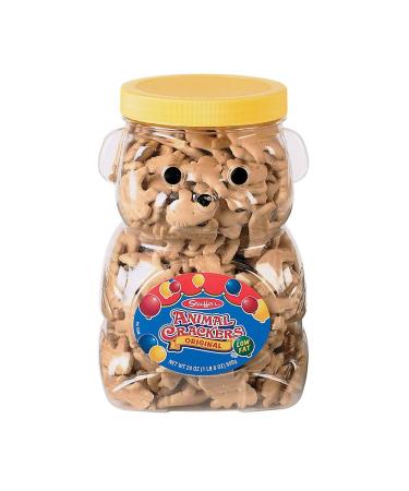 Office Snax Stauffer's Bear Shaped Animal Crackers, 24 Ounce, Brown (11037)