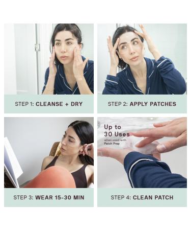 Buy Dermaclara Silicone Fusion Anti-Wrinkle Patches - Reusable Treatment for Fine Lines Under Eye Forehead & Neck Wrinkles - Pregnancy Safe Skincare Solutions - Buy Online on GoSupps.com