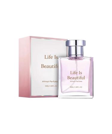 Women's Spray Perfume Classic Luxury Elegant Fresh Long-lasting Eau de Toilette Spray Perfume Glamour Bloom 50mL 1.69 Fl Oz (Pack of 1) Pink