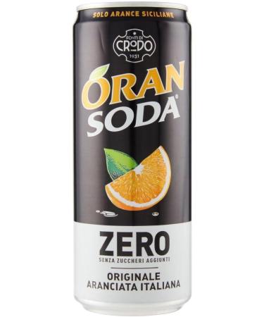  Zia Rosa Oransoda Zero Orange Lemonade Refreshing Drinks No Sugar Added 13 cl + Zia Rosa DOP Pomodoro San Marzano Campania Tomato 400g Box - Buy Online on GoSupps.com