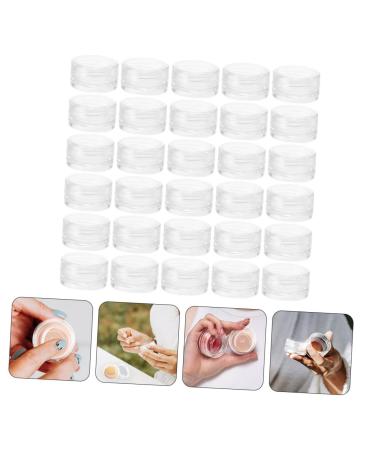 FRCOLOR 60 Pcs Cream Jars - Refillable Travel Bottles for Makeup Face Cream Body Butter & Cosmetics - Clear Container Set for International Shipping - Buy Online on GoSupps.com