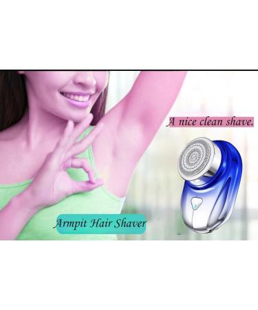 Buy Mini Portable Waterproof Electric Razor - German Technology USB Fast Charger Travel-Friendly Perfect for Beard & Body Shaving (Blue - Buy Online on GoSupps.com