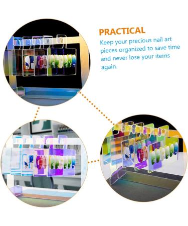 Ipetboom 1 Set Nail Display Board Nail Tip Display Stand Nail Molding Gel Polish Display Board Nail Display Stand Nail Art Tool Nail Tips Display Holder Nail Decor Manicure Sample Acrylic - Buy Online on GoSupps.com