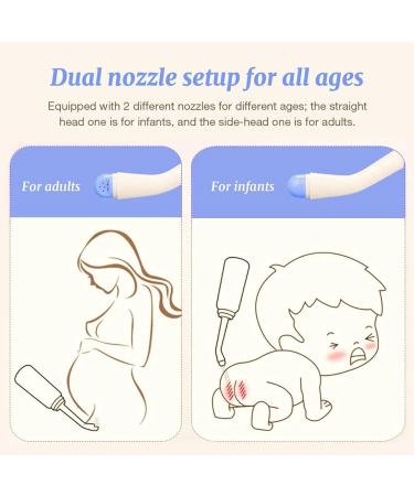 TsoLay 3X Hand Wash Pregnant Sprayer Bidet - Portable Long Nozzle 500ml Capacity Toilet Cleaner for Babies - International Shipping Available - Buy Online on GoSupps.com