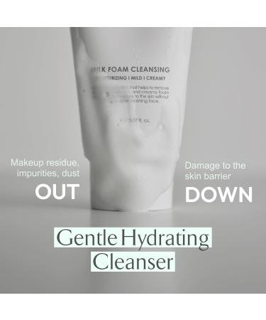 LA MUSE Milk Foam Cleansing - Naturally Derived Ingredients/Sensitive Skin/Skin Tone Milk Foam Cleansing - Naturally Derived Ingredients/Sensitive Skin/Skin Tone Care/Exfoliation Management - Buy Online on GoSupps.com