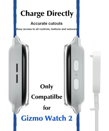 2 Pack Kuaguozhe Case Compatible for Gizmo Watch 2 Screen Protector for Kids(2 Pack)  Hard PC Overall Protective Case and Tempered Glass Screen Protector for Verizon Gizmo Watch 2 Clear+Clear Clear+Clear for Gizmo Watch 2 - Buy Online on GoSupps.com
