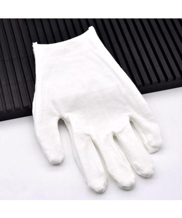 Meiyea 2 Pairs Adult Short White Cotton Gloves for Formal Wear Soft Moisturising Hand Gloves Jewellery or Photo Handling Banquets Parade White Gloves Tuxedo Glove Forms Police Bands - Buy Online on GoSupps.com